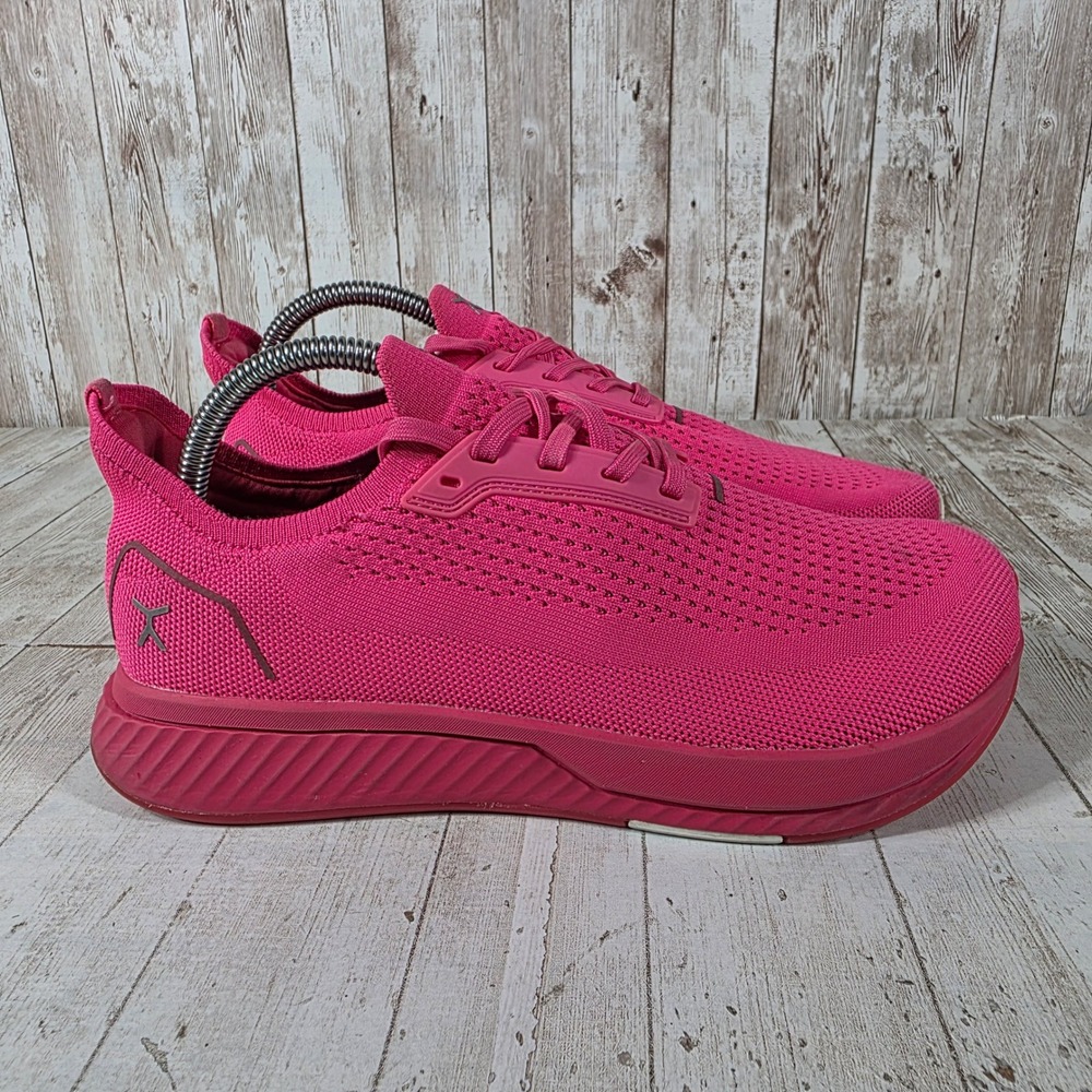 Flux Footwear Adapt Pink Knit Barefoot Training Sneakers Womens 9 Mens 7.5